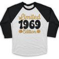 Limited 1969 Edition Retro Nostalgia Art Baseball Raglan Shirt