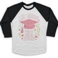 Little Miss Pre-K Grad 2025 Preschool Graduation Girls Kids Baseball Raglan Shirt