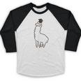 LLama Graduation I Got My Dipllama Cute Llama Baseball Raglan Shirt