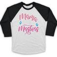 Mama With A Masters Degree Mom Graduation Mother's Day Baseball Raglan Shirt