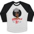 Master Degree Graduation Gifts Black Girl Baseball Raglan Shirt