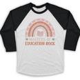 MASTER OF EDUCATION ROCK Master Graduation Baseball Raglan Shirt