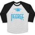 Master's Degree Graduation Masters Degree Survivor Baseball Raglan Shirt