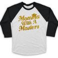 Masters Degree Graduation For Mom Wife Social Work MBA Baseball Raglan Shirt