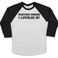 Masters Degree I Leveled Up Graduation T-Shirt Baseball Raglan Shirt
