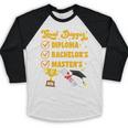 Master's Thesis Passed Goal Digger Master's Graduation Baseball Raglan Shirt