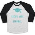 Masters Of Social Work Loading MSW Graduation Future Social Baseball Raglan Shirt