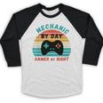 Mechanic Birthday For Graduation Or Christmas Baseball Raglan Shirt