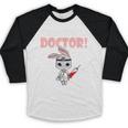 Med School Graduation Bunny Medical New Doctor Baseball Raglan Shirt