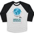 Medical School Survivor Med Graduation Baseball Raglan Shirt