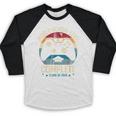 Middle School Level Complete Gamer Class Of 2025 Graduation Baseball Raglan Shirt