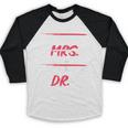 Miss Mrs Ms Dr Doctorate Graduation Baseball Raglan Shirt