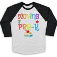 Moving Up To Pre-K Teacher Student Kid Graduation T-Shirt Baseball Raglan Shirt