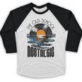 Music Old School Nostalgia Record Premium Tri-Blend Baseball Raglan Shirt