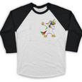 Music Teacher Dabbing Unicorn Graduation Shirt Baseball Raglan Shirt