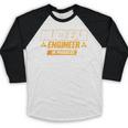 Nuclear Engineer In Progress Engineer Graduation Baseball Raglan Shirt