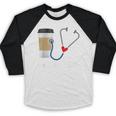 Nurse Life Graphic Nursing School Graduation Baseball Raglan Shirt