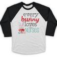 Nurse LPN RN CNA Easter Graduation Nursing 2021 Baseball Raglan Shirt