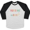Nurse I Survived Nursing School Class Of 2025 Graduation Baseball Raglan Shirt