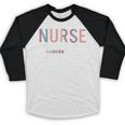 Nursing Student Nurse Appreciation Modern Classic Lace Embellished Nurse Graduation Female -Adults Small Baseball Raglan Shirt