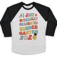 I Officially Graduated Kindergarten Graduation Class 2024 Baseball Raglan Shirt