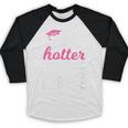 One Degree Hotter Class Of 2018 Graduation T-Shirt Baseball Raglan Shirt