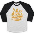 One Degree Hotter Graduation Ceremony Celebration Baseball Raglan Shirt