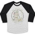 Be Patient With Me I'm From The 1900s Skeleton Women Baseball Raglan Shirt