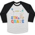 Peace Out 5th Grade Fifth Grade Graduation T-Shirt Baseball Raglan Shirt