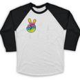 Peace Out 5th Grade Tie Dye Graduation Class Of 2026 Baseball Raglan Shirt