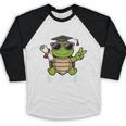 Peace Sign Hand Turtle Class Of 2026 Graduation Baseball Raglan Shirt