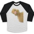 Peking Duck Peeking Chef Graduation Farm Duck Lover Baseball Raglan Shirt
