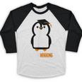 Penguin Graduation For Grads Hashtag Pengwinning Baseball Raglan Shirt