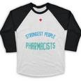 Pharmacist Christian Pharmacy Student PharmD Graduation Baseball Raglan Shirt