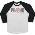 Pharmacist Graduation PharmD Class Of 2024 Pharmacy Grad Baseball Raglan Shirt