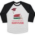 PhD PhD Graduation Gifts PhD Survivor T-Shirt Baseball Raglan Shirt