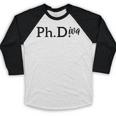 PhD Graduation Women Doctorate Degree PhDiva Baseball Raglan Shirt