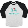 Physical Therapist Therapy Assistant PTA Graduation Baseball Raglan Shirt