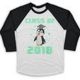 Pinguin Class 2018 Shirt Graduation Kids Graduate Baseball Raglan Shirt