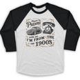 Please B Patient With Me I'm From The 1900s Vintage Baseball Raglan Shirt