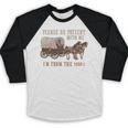 PLEASE BE PATIENT WITH ME I'M FROM THE 1900s Clever Premium Baseball Raglan Shirt