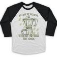 Please Be Patient With Me I'm From The 1900s Coffee Premium Baseball Raglan Shirt