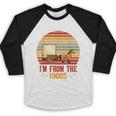 Please Be Patient With Me I'm From The 1900s Cool Dad Baseball Raglan Shirt