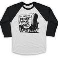 Please Be Patient With Me I'm From The 1900s Covered Wagon Baseball Raglan Shirt