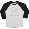 Please Be Patient With Me I'm From The 1900s Gamer Premium Tri-Blend Baseball Raglan Shirt