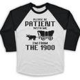 Please Be Patient With Me I'm From The 1900s Husband Joke Baseball Raglan Shirt Please Be Patient With Me I'm From The 1900s Husband Joke Baseball Raglan Shirt