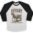 Please Be Patient With Me I'm From The 1900s Graphic Premium Baseball Raglan Shirt
