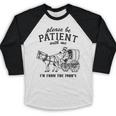 Please Be Patient I'm From The 1900s Raccoon Lover Premium Baseball Raglan Shirt