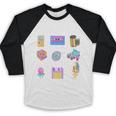 Please Be Patient With Me I'm From The 1900s Retro 90's Baseball Raglan Shirt