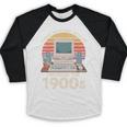 Please Be Patient I'm From The 1900s Retro Computer Geek PC Baseball Raglan Shirt Please Be Patient I'm From The 1900s Retro Computer Geek PC Baseball Raglan Shirt
